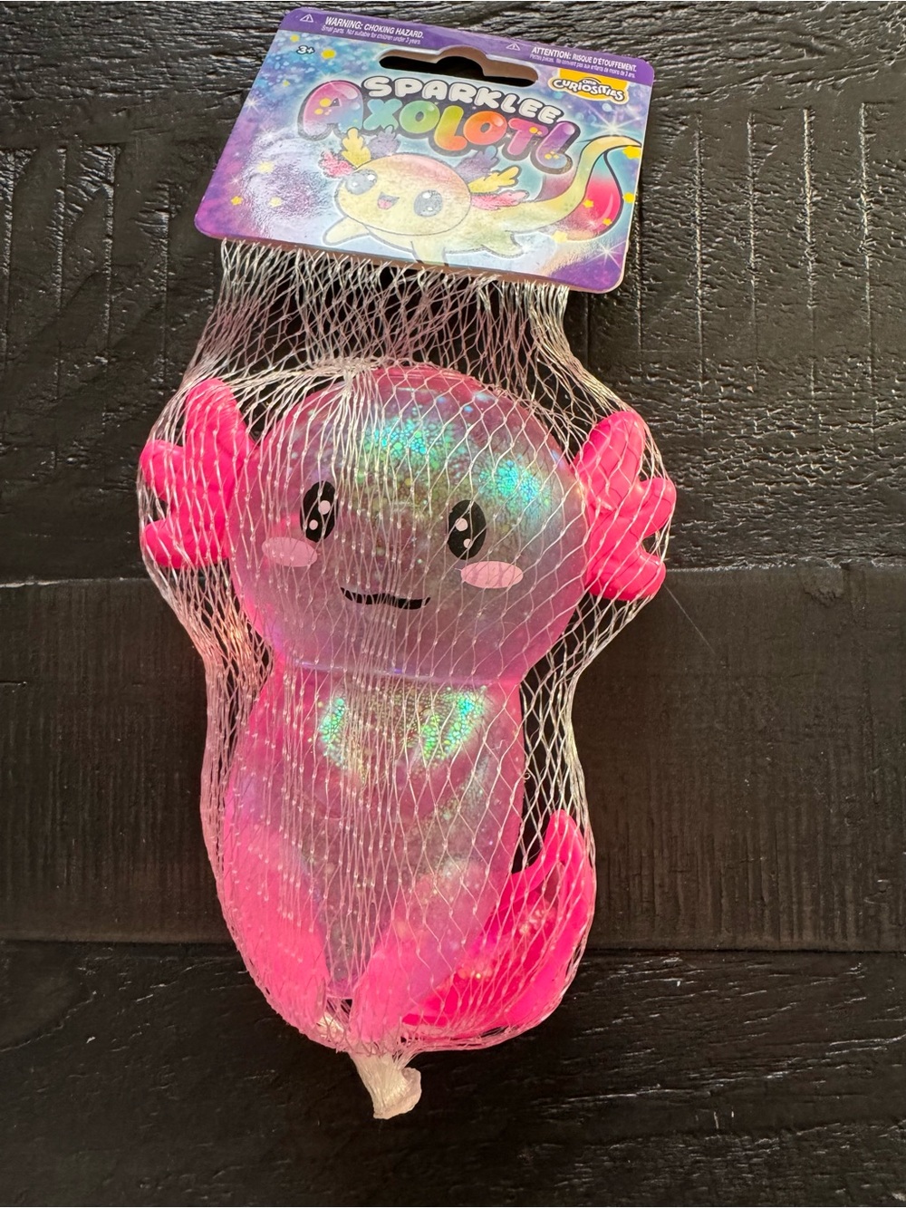 Sparklee Axolotl Holographic Pink, yellow or blue tik tok viral. This is for 1